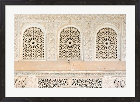 Framed Palacio del Generalife, Alhambra, Granada, Andalucia, Spain Print