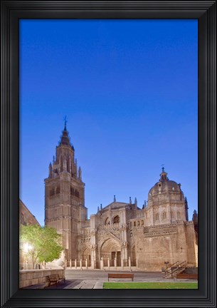 Framed Toledo Cathedral at Dawn, Toledo, Spain Print