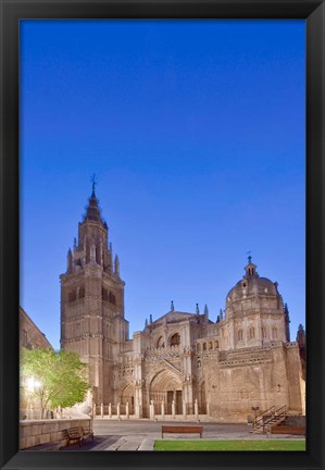 Framed Toledo Cathedral at Dawn, Toledo, Spain Print