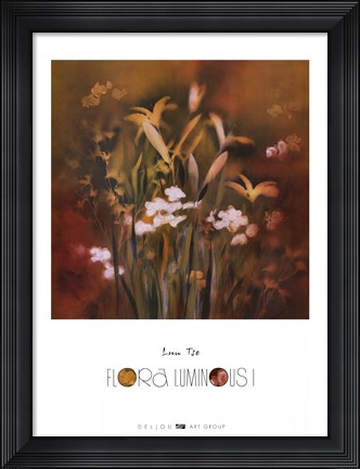 Framed Flora Luminous I Print