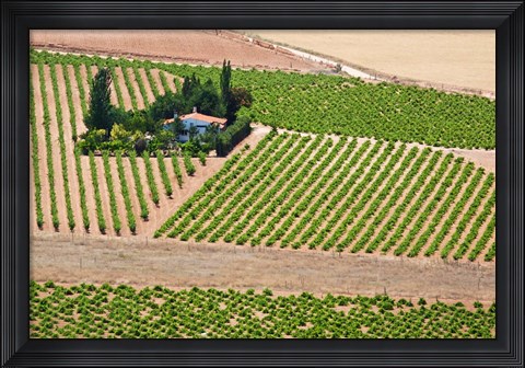 Framed Spain, Granada Crops of the Andalusia Valley Print