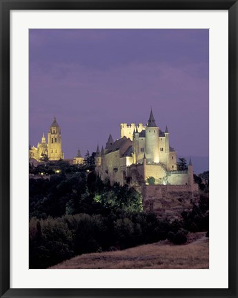 Framed Alcazar, Segovia, Spain Print