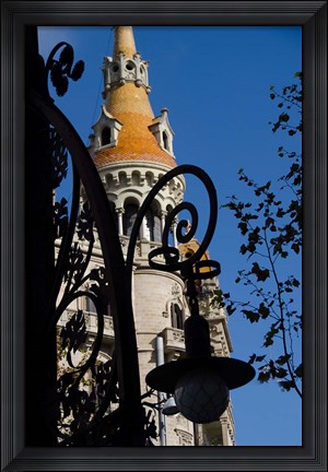 Framed Historic Architecture, Barcelona, Spain Print