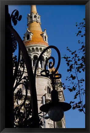 Framed Historic Architecture, Barcelona, Spain Print