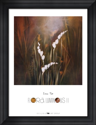 Framed Flora Luminous II Print