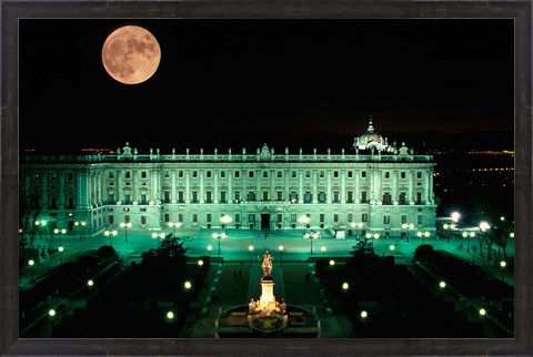 Framed Royal Palace and Plaza de Oriente, Madrid, Spain Print