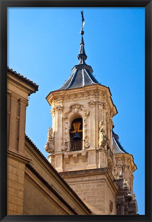 Framed Spain, Granada Bell tower of the Church of San Justo y Pastor Print