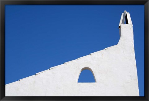 Framed Spain, Menorca, Binibeca, Resort Town Print