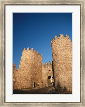 Framed Avila City Wall, Spain Print