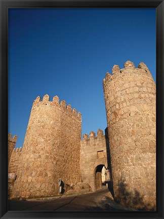 Framed Avila City Wall, Spain Print