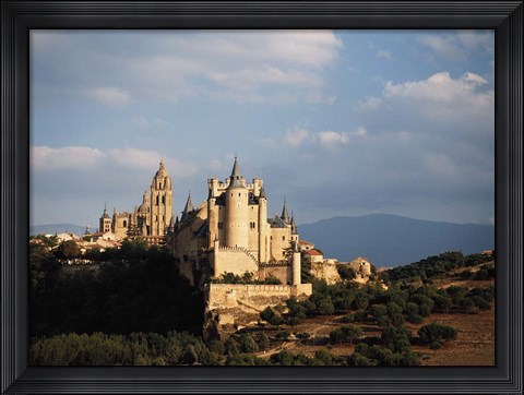 Framed Spain, Sagovia Alcazar Castle Print