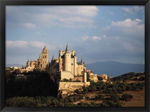 Framed Spain, Sagovia Alcazar Castle Print