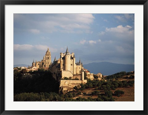 Framed Spain, Sagovia Alcazar Castle Print