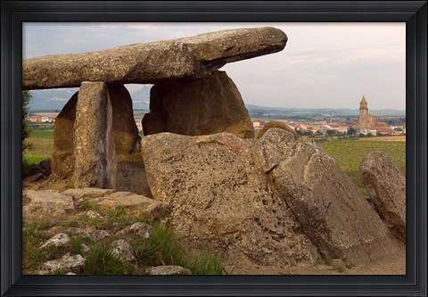 Framed Sacred burial site near Elvillar village, La Rioja, Spain Print