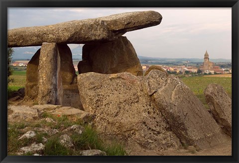 Framed Sacred burial site near Elvillar village, La Rioja, Spain Print