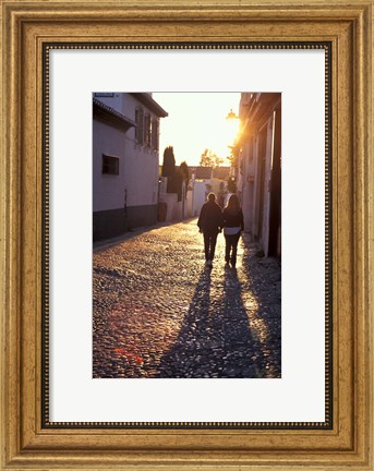 Framed Albaicin Sunset, Granada, Spain Print