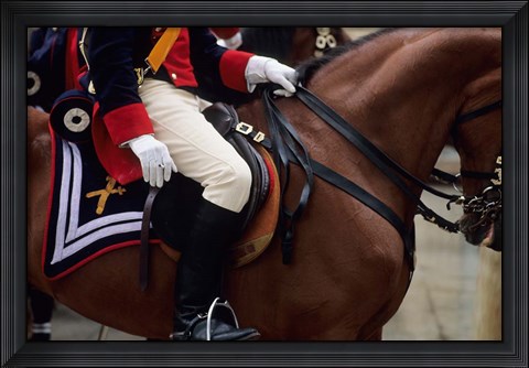 Framed Mounted Corp of Guardia Civil, Zaragoza, Aragon, Spain Print
