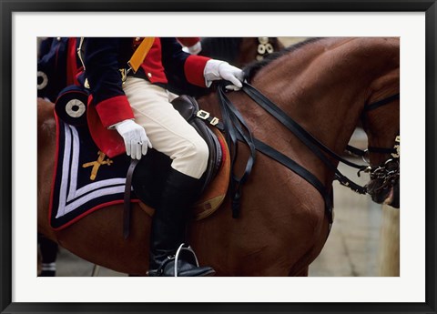 Framed Mounted Corp of Guardia Civil, Zaragoza, Aragon, Spain Print