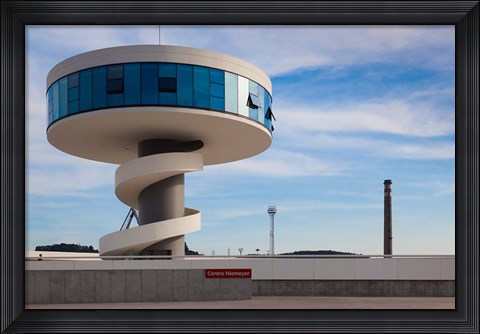 Framed Centro Niemeyer, Aviles, Spain Print