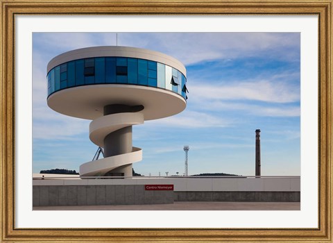 Framed Centro Niemeyer, Aviles, Spain Print