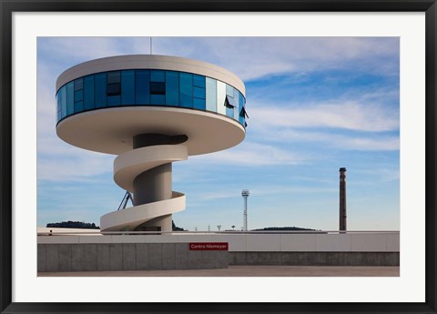 Framed Centro Niemeyer, Aviles, Spain Print