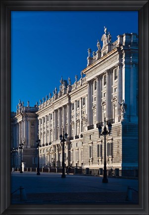 Framed Palacio Real, Madrid, Spain Print