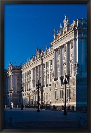 Framed Palacio Real, Madrid, Spain Print