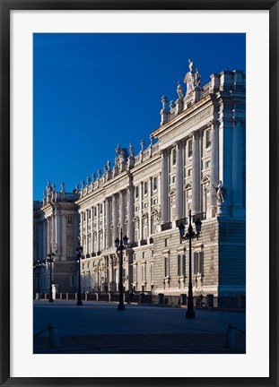 Framed Palacio Real, Madrid, Spain Print