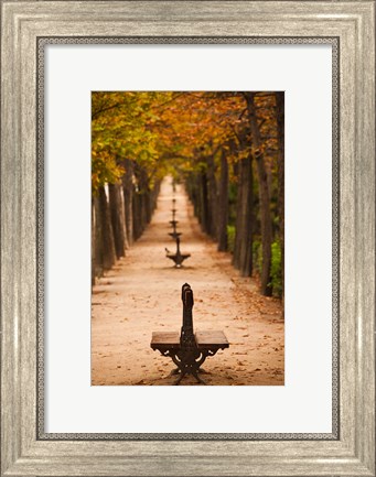 Framed Parque del Buen Retiro, Madrid, Spain Print