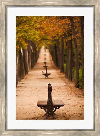 Framed Parque del Buen Retiro, Madrid, Spain Print