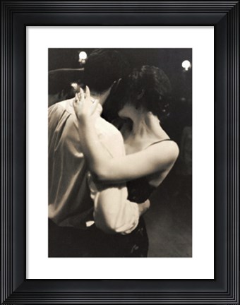 Framed Cheek to Cheek Print