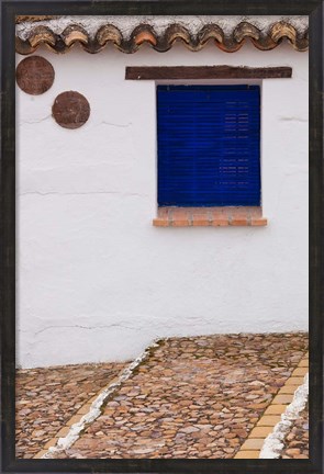 Framed Spain, Castile-La Manch, Campo de Criptana, House Print