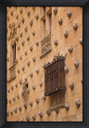 Framed Casa de las Conchas, Salamanca, Spain Print