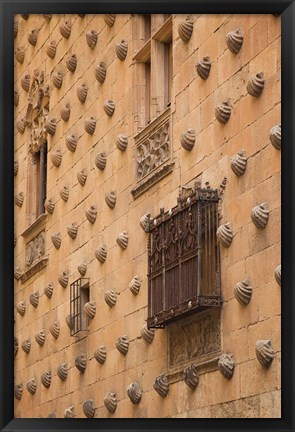 Framed Casa de las Conchas, Salamanca, Spain Print