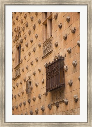 Framed Casa de las Conchas, Salamanca, Spain Print
