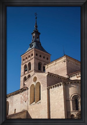 Framed Plaza San Martin and San Martin Church, Segovia, Spain Print