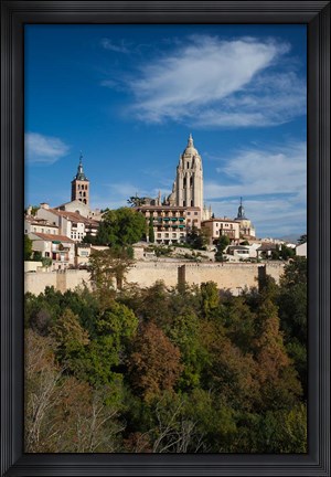 Framed View from the Alcazar, Segovia, Spain Print