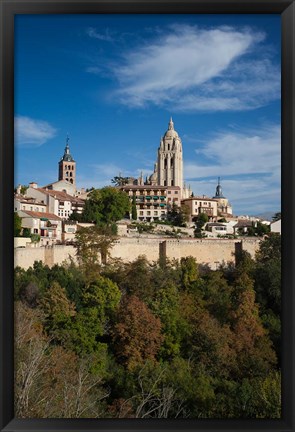 Framed View from the Alcazar, Segovia, Spain Print