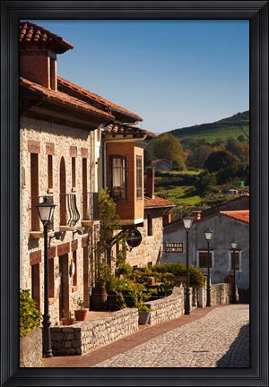 Framed Medieval Town Buildings, Santillana del Mar, Spain Print