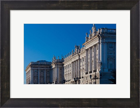 Framed Palacio Real, Madrid, Spain Print