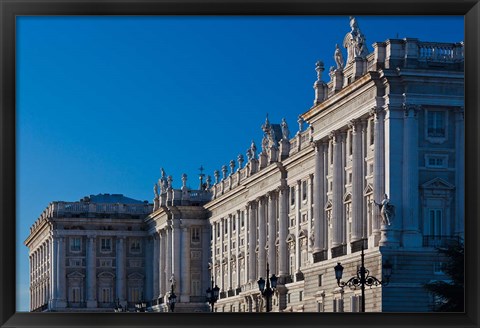 Framed Palacio Real, Madrid, Spain Print