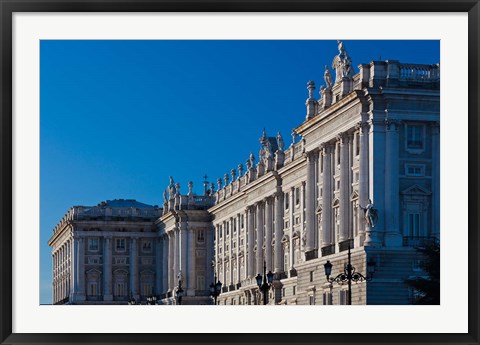 Framed Palacio Real, Madrid, Spain Print