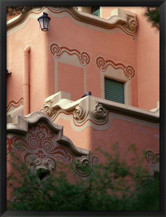 Framed Sights of Parc Guell, Barcelona, Spain Print