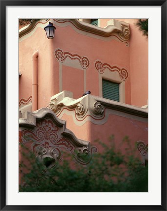 Framed Sights of Parc Guell, Barcelona, Spain Print