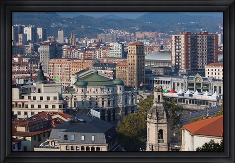 Framed View of Parque Etxebarria Park, Bilbao, Spain Print