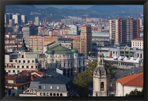 Framed View of Parque Etxebarria Park, Bilbao, Spain Print