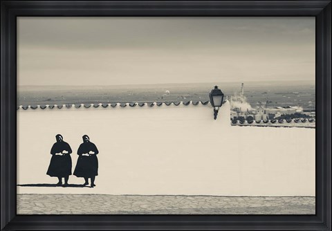 Framed Paintings of Muses, Campo de Criptana, Spain Print