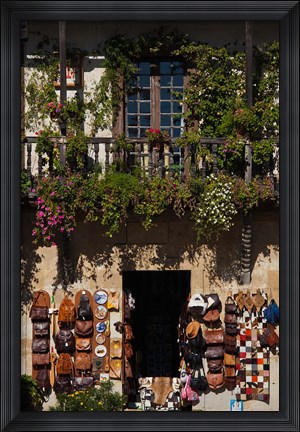 Framed Spain, Santillana del Mar, Medieval Town Buildings Print