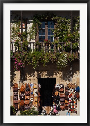 Framed Spain, Santillana del Mar, Medieval Town Buildings Print