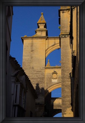Framed Archway in Arcos De la Frontera, Arcos De la Fontera, Andalusia, Spain Print